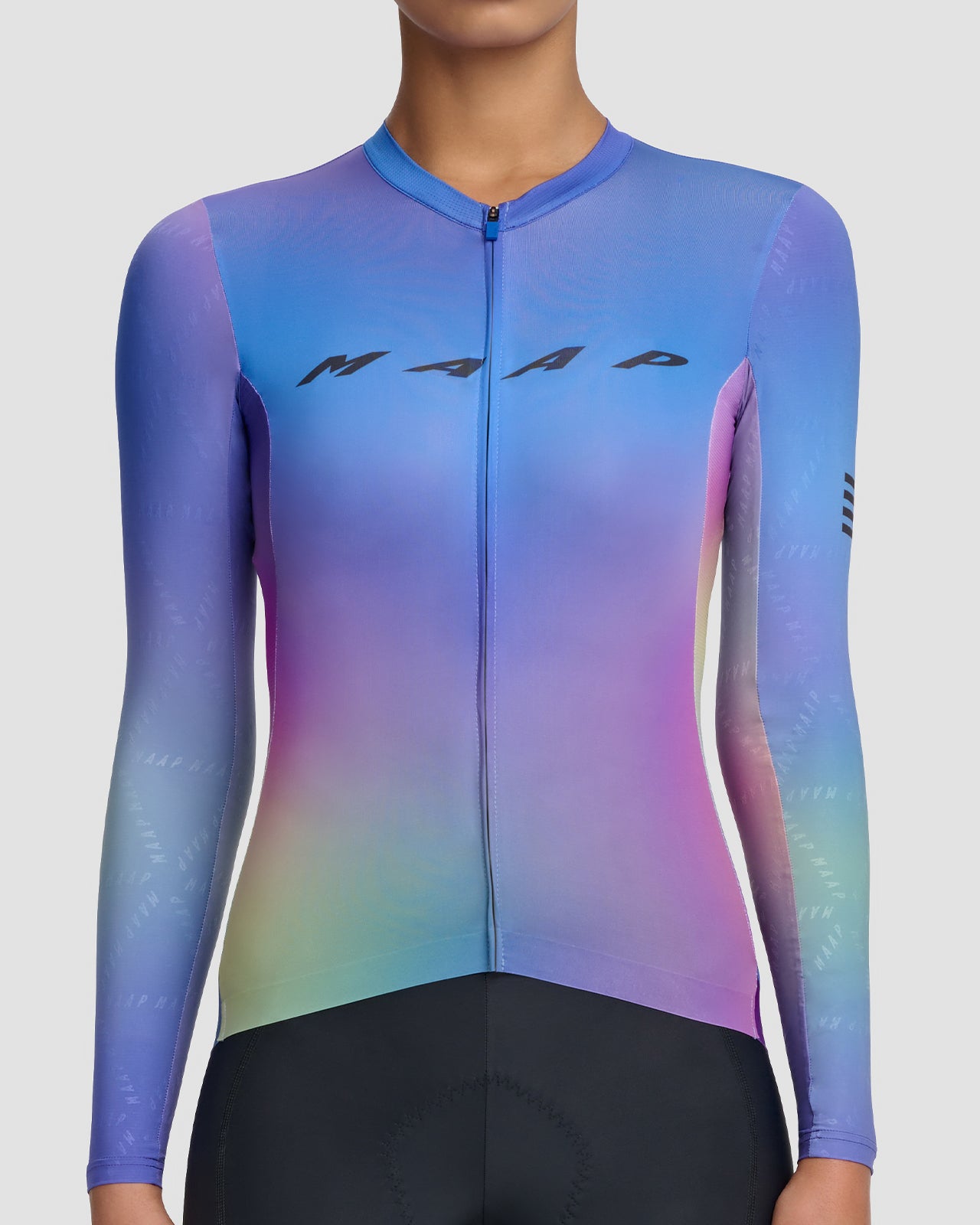 Women's Blurred Out Pro Hex LS Jersey 2.0